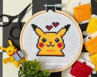 Patrón de punto de cruz para principiantes: descarga instantánea en PDF. Punto de cruz para principiantes, punto de cruz de videojuegos, punto de cruz bonito.