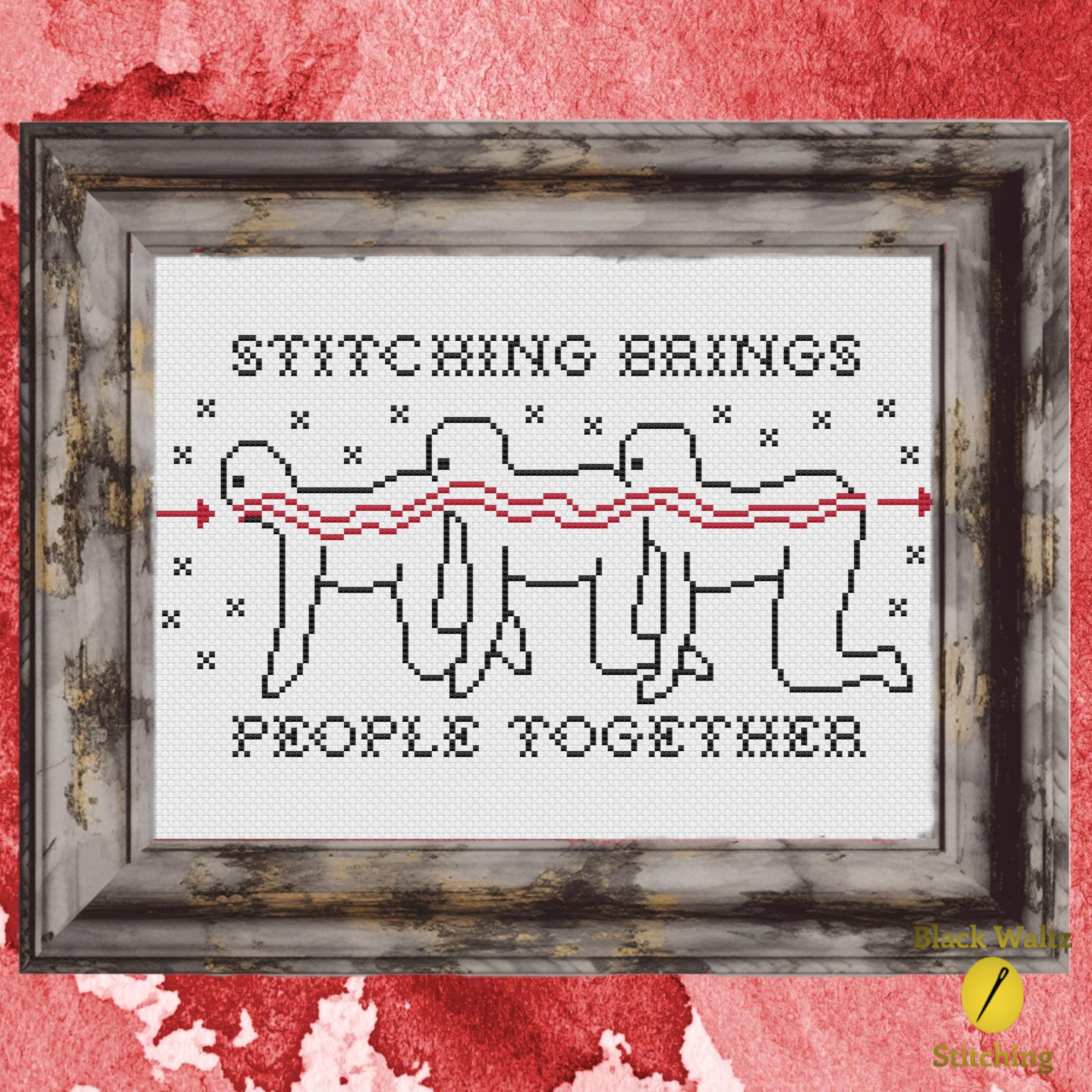 Horror Stitching Vector Stitching Horror Cross Stitch Pattern- Instant Download PDF - Horror ...