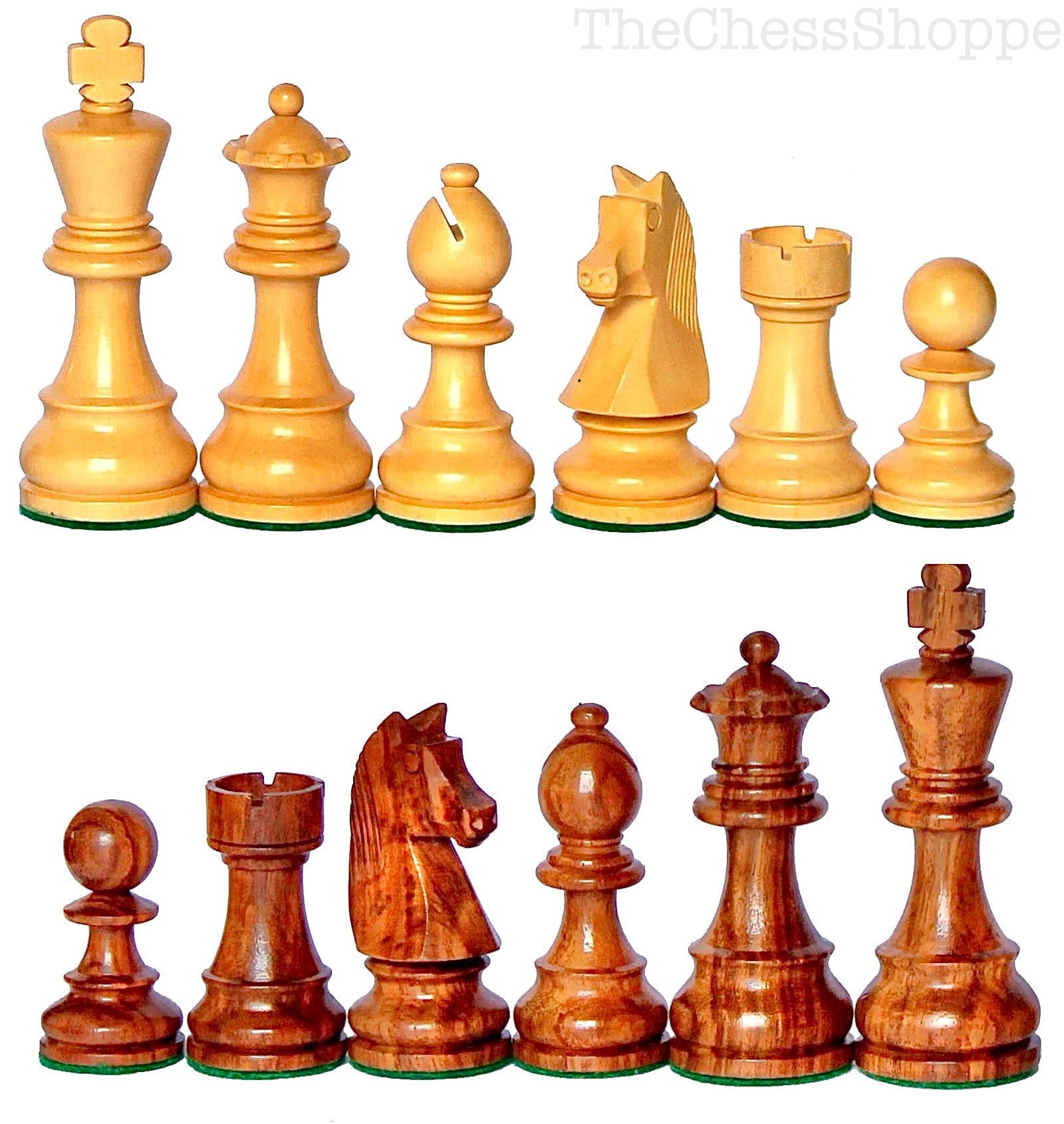 14 Folding Victorian Staunton Golden Acacia Wood 3 Chess Set - Chess –  House of Chess