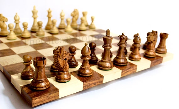 19 Wooden Chess Board - without coordinates – Chess House
