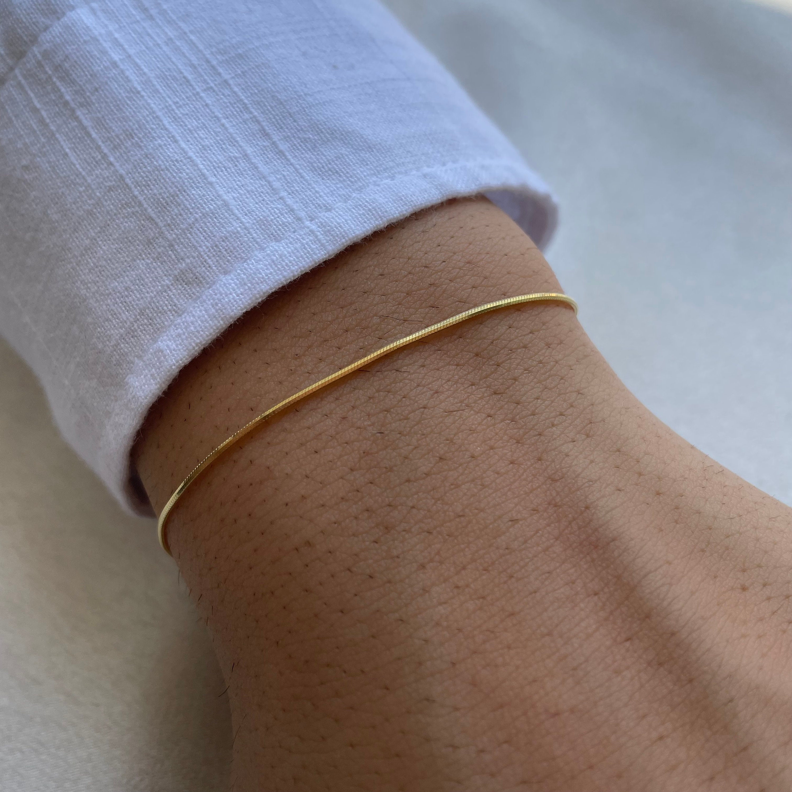 ブレスレット LAZY DAWN snake thin bracelet LAZY DAWN】snake thin bracelet B022〜ブレスレット☆2021NEW