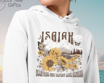Mountains May Depart Sweatshirt – Christian Faith Crewneck, Isaiah 54:10