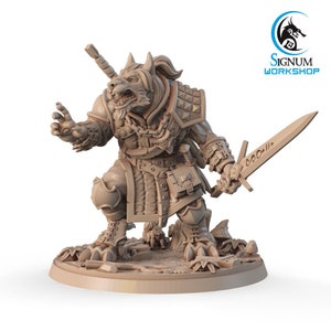 Sagir il cacciatore di lupi / Gilda dei cacciatori di mostri / Leggende di Signum / Signum Games / Stampato in 3D