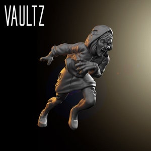 Zombie Stalker Runner 1 | Zombies | VaultZ Miniatures | 3D Printed