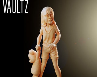 Fille seule | Survivants | VaultZ Miniatures | Imprimé en 3D