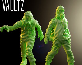 Hazmat Suit Zombies | Zombies | VaultZ Miniatures | 3D Printed