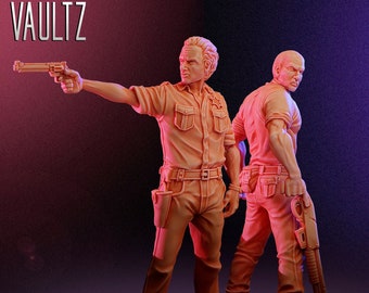 Rick & Shane | TWD | Survivors | VaultZ Miniatures | 3D Printed Miniature