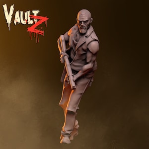 Frank | L4D | Survivors | VaultZ Miniatures | 3D Printed Miniature