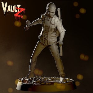 Elisa (Adult) | TLOU | Survivors | VaultZ Miniatures | 3D Printed Miniature