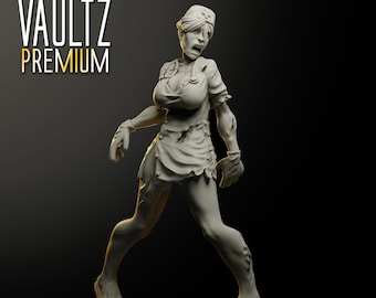 Zombie Nurse / Silent Hill Nurse | Zombies | VaultZ Miniatures | 3D Printed