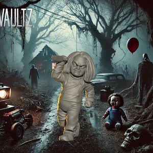 Stabby the Killer Doll | Halloween | Zombies / Abomination | VaultZ Miniatures | 3D Printed