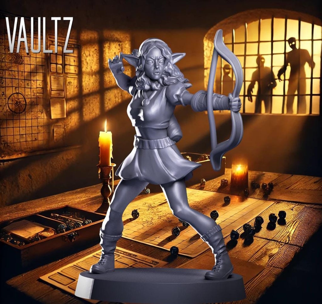 Ranger | Tabletop RPG | Survivors | Vaultz Miniatures | 3D Printed ...