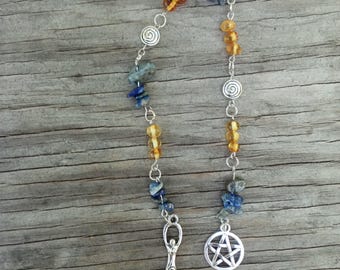 Goddess Danu prayer bead
