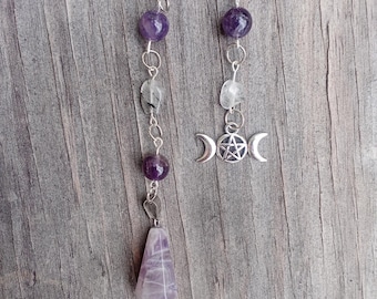 Hecate amethyst pendulum