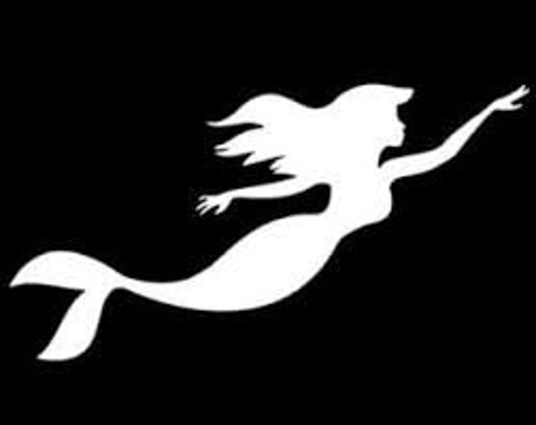Mermaid Vinyl Decal Sticker for Car Size 5x 3 Etsy
