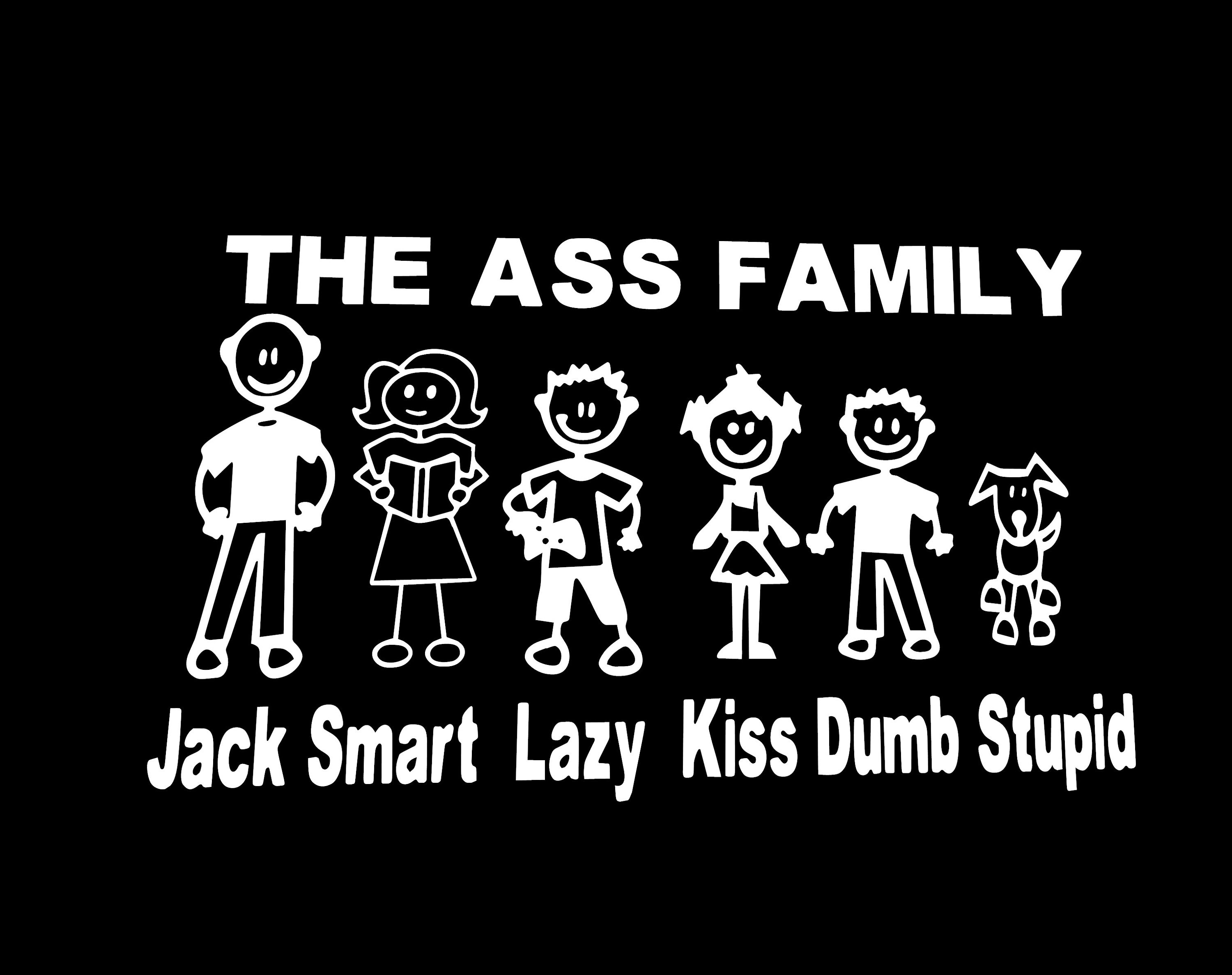 Stick Figure Family Vinyl Decal Sticker for Car Size - Etsy