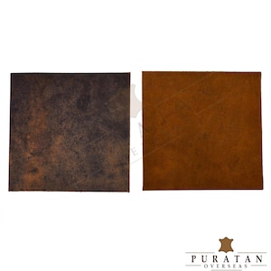 Multicolor Handmade Genuine Leather Sheets  Leather Pieces Rugged Scraps Sheets For Crafts And Hobby Pre Cut DIY Panels For Small Projects