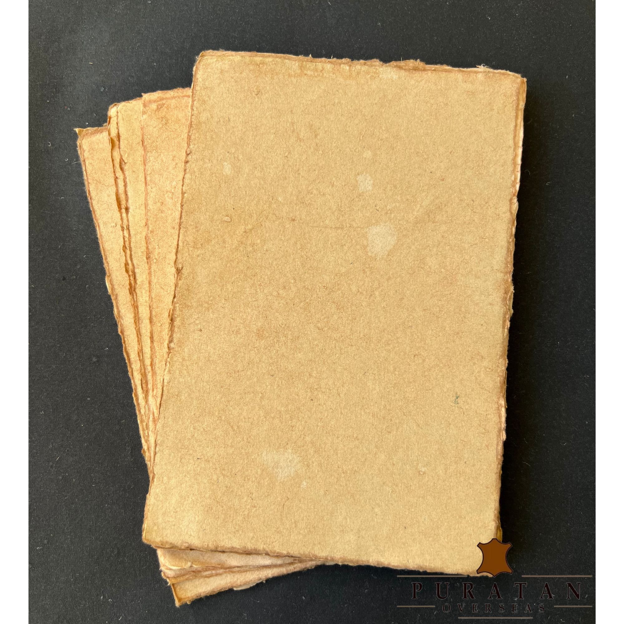 A4, A5 Unruled Handmade Recycled Deckle Edge Paper Decorative Paper Eco-Friendly a4, a5 Paper With Unlined 130 Gsm Pack of 50 Pieces