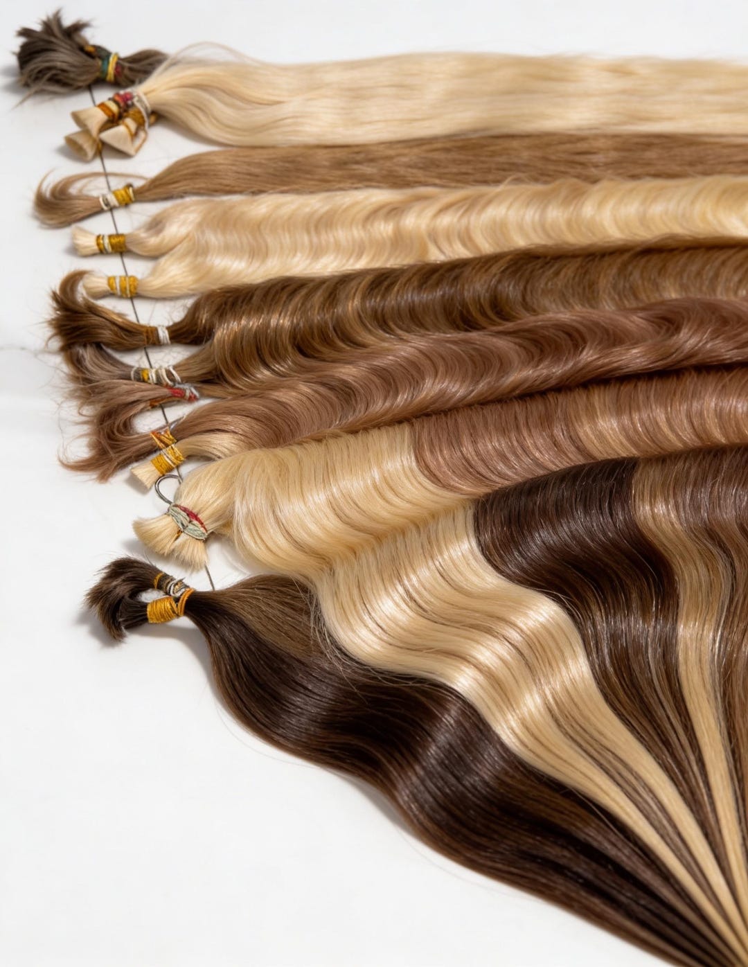 Remy Human Hair Bulk | 60cm 70cm | All Colors | Salon Wholesale ...