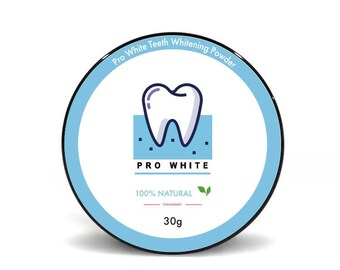 Pó branqueador de dentes Pro White