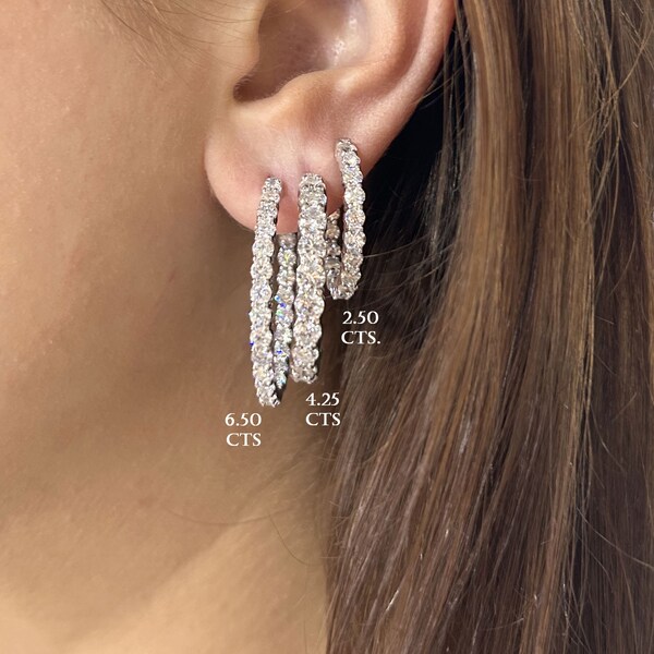 Lab Grown Diamond Earrings Etsy
