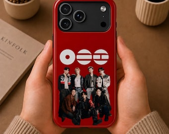 Funda roja para teléfono inspirada en BTS, regalo para fans del Kpop de Arirang, funda MagSafe para iPhone 13 14 15 16 17 Pro Max