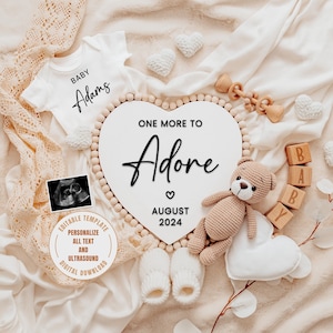 Editable Baby Announcement: Social Media Pregnancy Reveal (Digital Download)