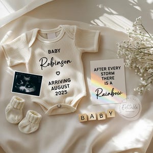 Rainbow Baby Announcement: Emotional Social Media Reveal (Digital)