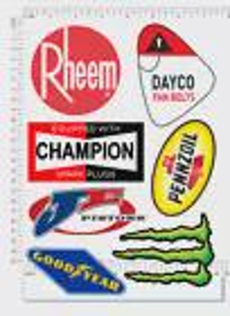 23 Racing Decals Stickers Drag Race Nascar Vinyl FREE SHIP 3-4 Inches ...