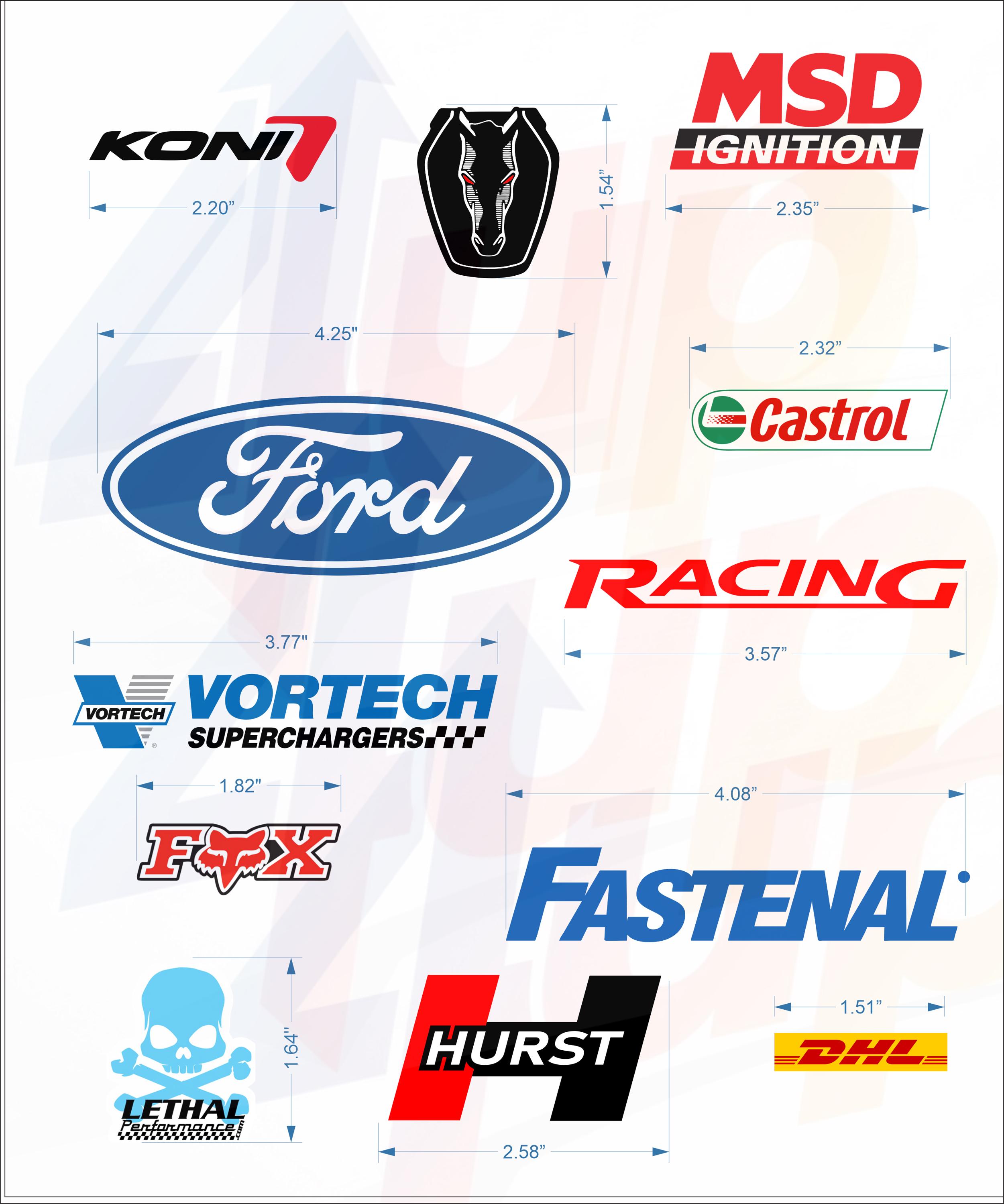 Racing Decals: Drag Race NASCAR Vinyl Stickers - 50+ Waterproof ...