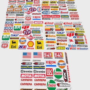 150 + Racing Decals Stickers Drag Race Nascar High Quality Vinyl