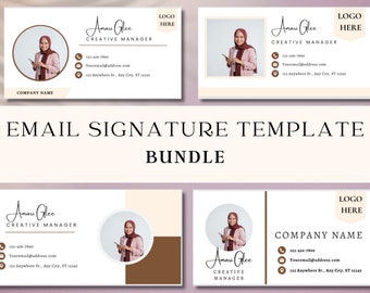 Sjabloon e-mailhandtekening makelaar bewerkbaar Gmail-ontwerp
