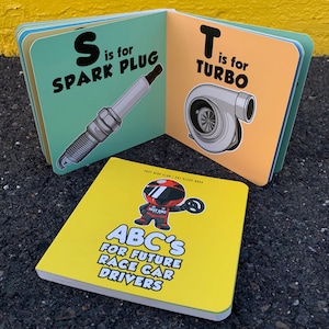 Fast Kids Club - ABC Book for Future Race Car Drivers - Etsy