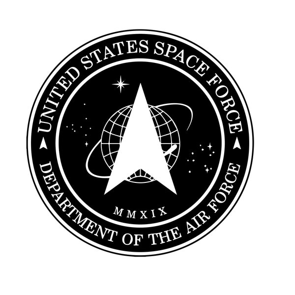 U.S. Space Force Logo SVG | Official Emblem DXF PNG | Digital Download for cnc, Laser & Cricut Projects