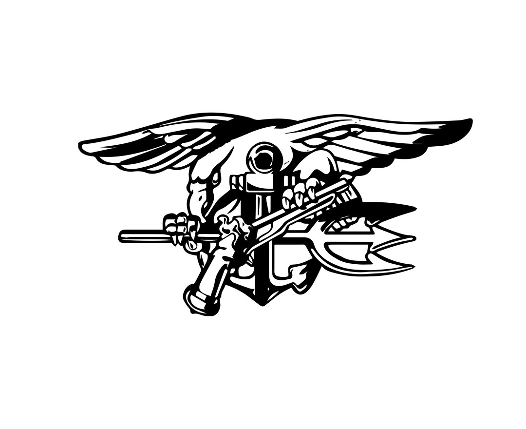 U.S. Navy Seal Logo SVG Official Emblem PNG DXF Digital Etsy Australia