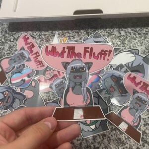 Izzy What The Fluff (WTF) Stickers