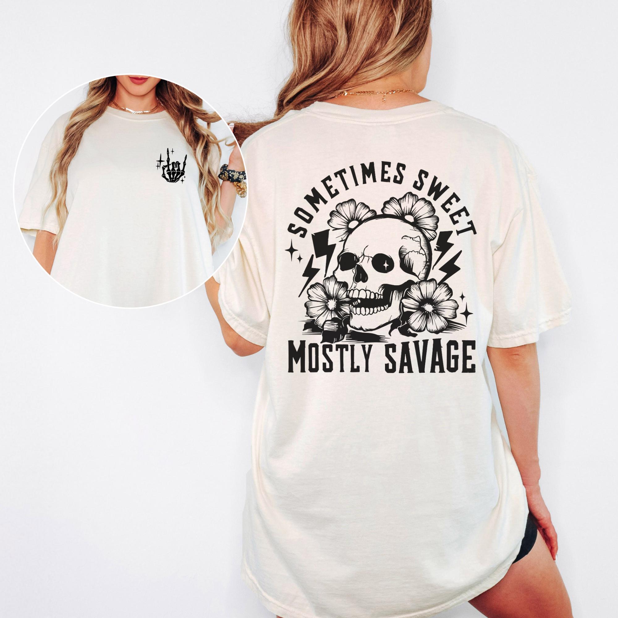 トップス supreme savage skulls longsleeve tee Savage Skull T Shirt - Etsy