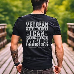 Veteran Shirt, Military Pride Tee, Patriotic T-Shirt, Veteran Gift for Men, USA Army Tee, Military Appreciation Shirt, Freedom Tee