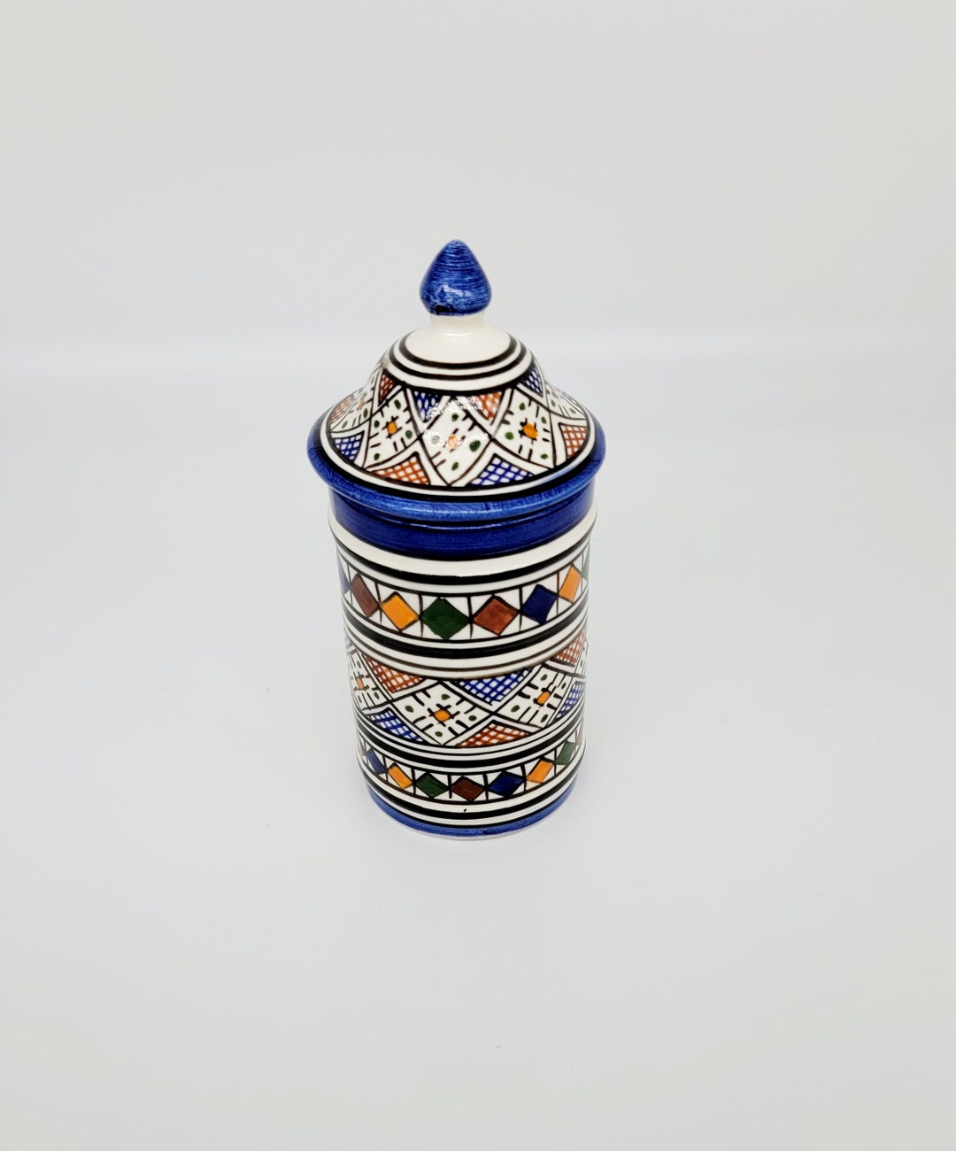 Moroccan Ceramic Pot/ Jar Etsy