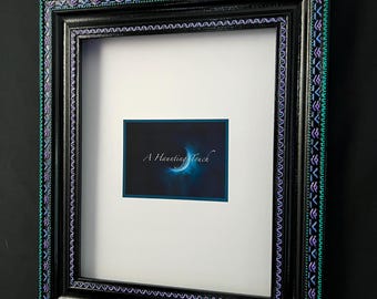 Ornate Picture Frame, Hand painted Picture Frame, Home Decor, Decor, Gothic Decor, Holiday Gifts, Picture Frames, Handmade Gifts, Gothic