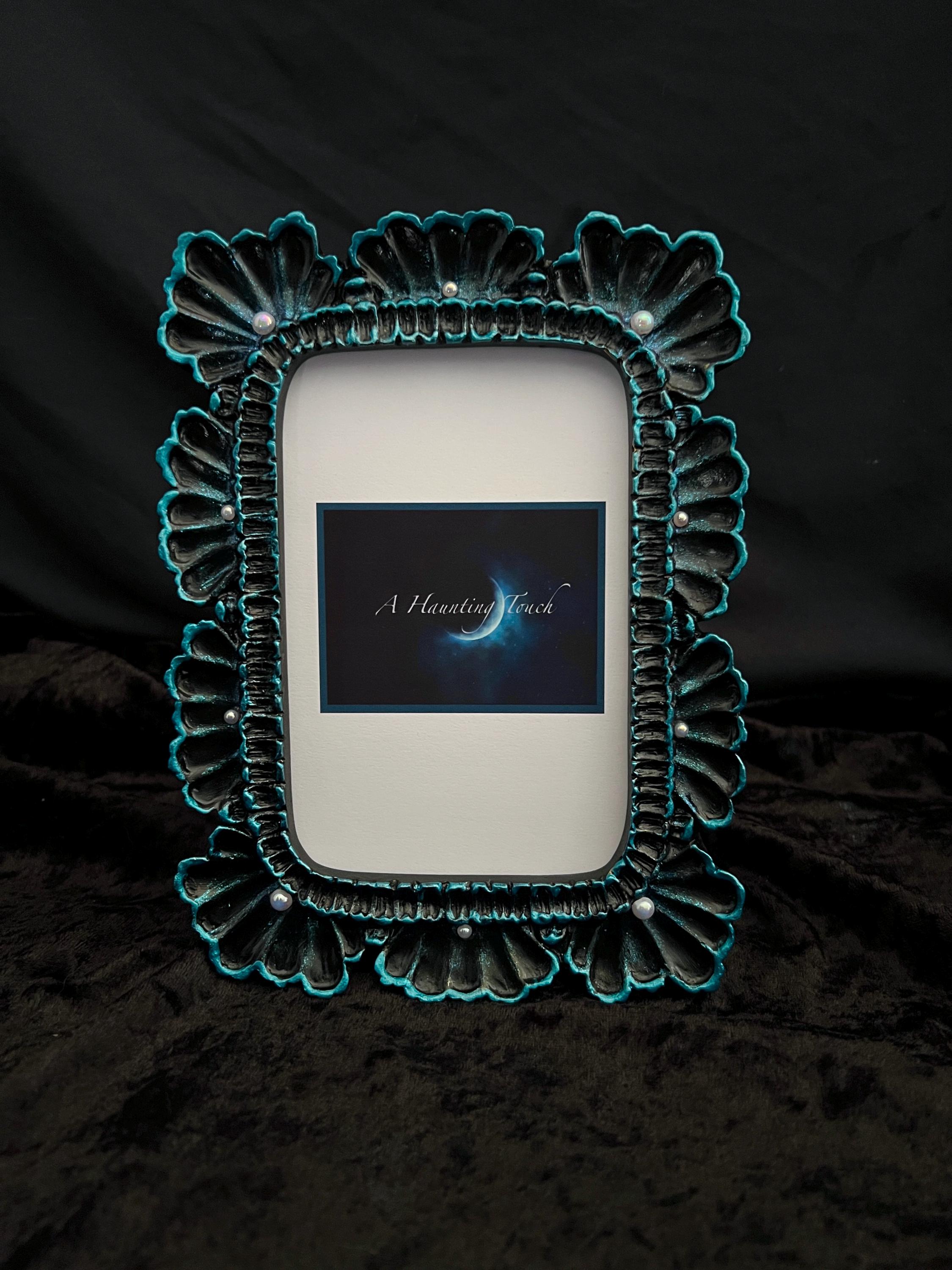 Mermaid Frame, Sea Shell Frame, Picture Frames, Gothic Frame, Goth ...