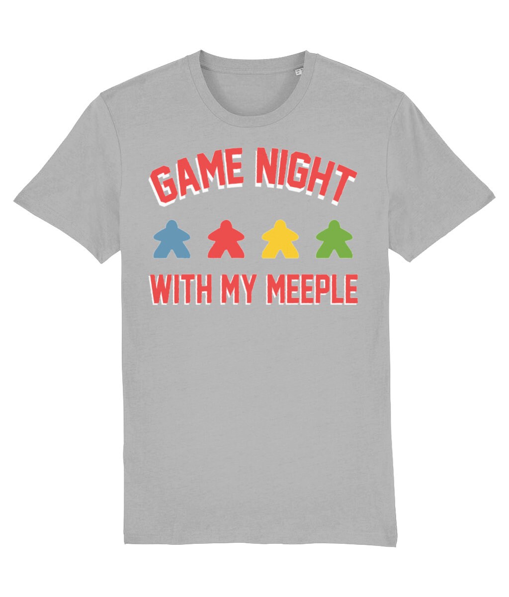 Game Night With My Meeple Funny Tee Shirt Game Night With My Meeple Funny Tee Shirt