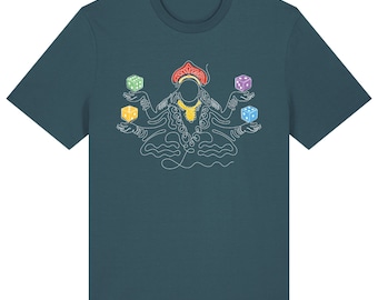 Rajas of the Ganges T-Shirt, Board Game tshirt, Meeples, Art, Tabletop, Gaming, Geek, Dice, Tees, Black, Funny, Top, Gamer, Cool, Artwork,