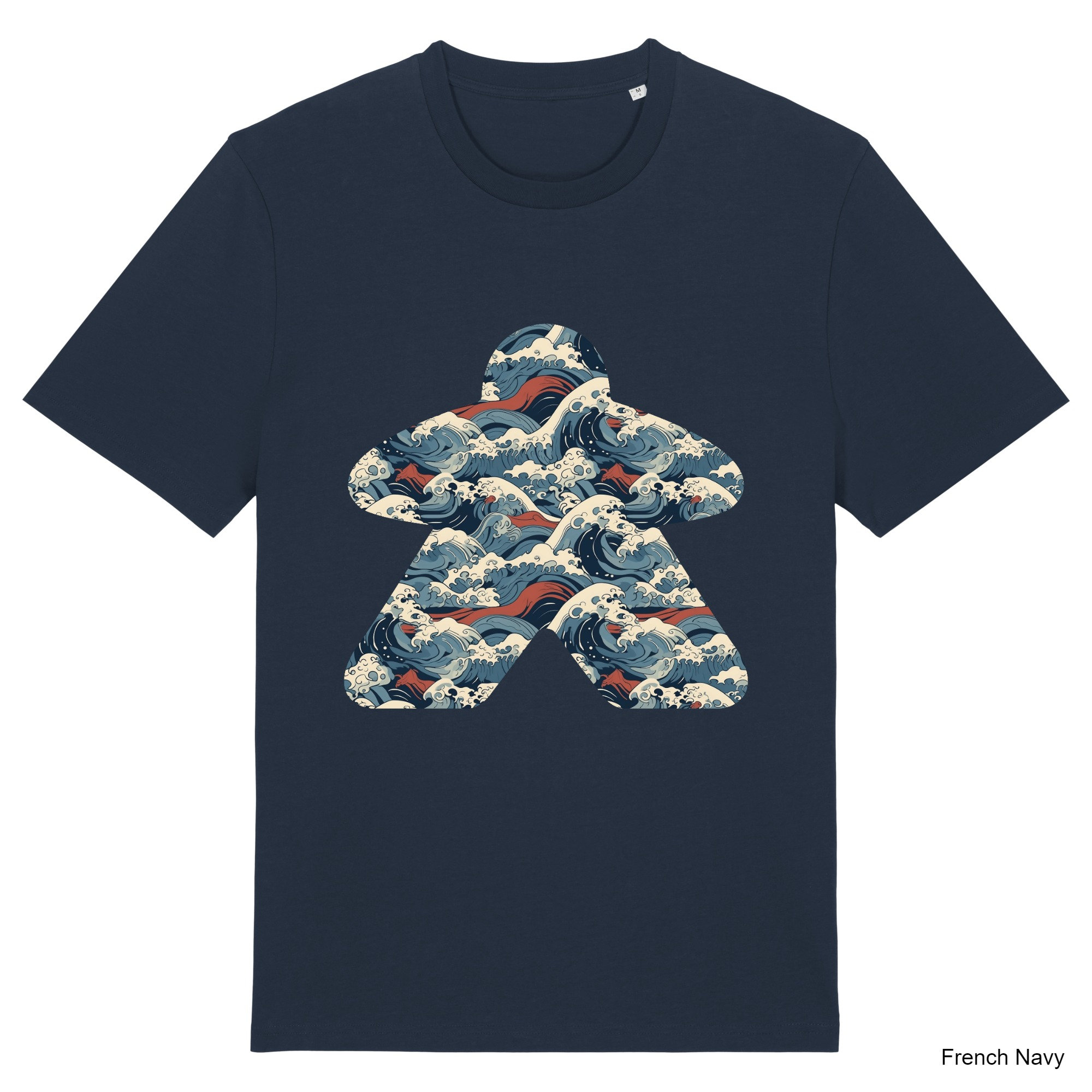 T-shirt Japan Meeple #1, maglietta del gioco da tavolo, Meeple, arte, da tavolo, gioco, Geek, dadi, nero, divertente, superiore, giocatore, cool, opera d'arte, stampa, BGG,