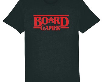 80's Style Board Gamer T-Shirt, Meeples, Art, Tabletop, Gaming, Dnd, Geek, Dice, Tees, Unique, Black, Funny, Top, Gamer, Cool, Cards, Retro