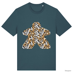 T-shirt Meeple Animal Meeple #6, maglietta del gioco da tavolo, da tavolo, gioco, geek, dadi, magliette, nero, divertente, superiore, giocatore, cool, opera d&#39;arte, stampa, BGG