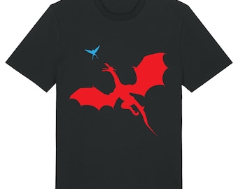 Wyrmspan T-Shirt Parody, Board Game tshirt, Meeples, Tabletop, Gaming, Geek, Dice, Red Dragon, Black, Funny, Top, Gamer, Cool, Artwork, BGG