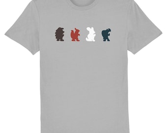T-shirt ispirata a Everdell, giochi da tavolo, Meeples, arte, giochi da tavolo, geek, dadi, commedia, magliette, uniche, carte, divertenti, top, gamer, cool,