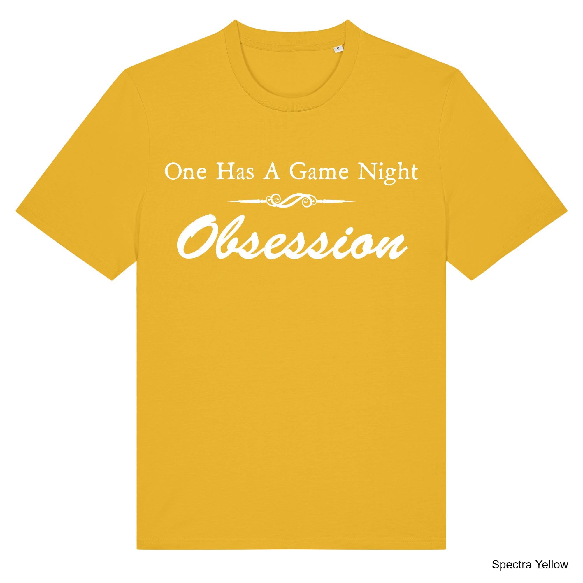 Obsession T-shirt, Board Game Tshirt, Meeples, Boardgamegeek, BGG, BGA,  Tabletop, Gaming, Geek Tshirt, Gaming, Funny Tee, Game Night Tshirt - Etsy  Israel
