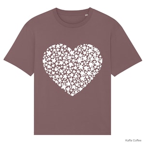 Weißes Herz Meeples T-Shirt, Brettspiel, Kunst, Tabletop, Gaming, Aussenseiter, Würfel, Komödie, Tees, Einzigartig, Lustig, Top, Gamer, Cool, Karten, Valentines